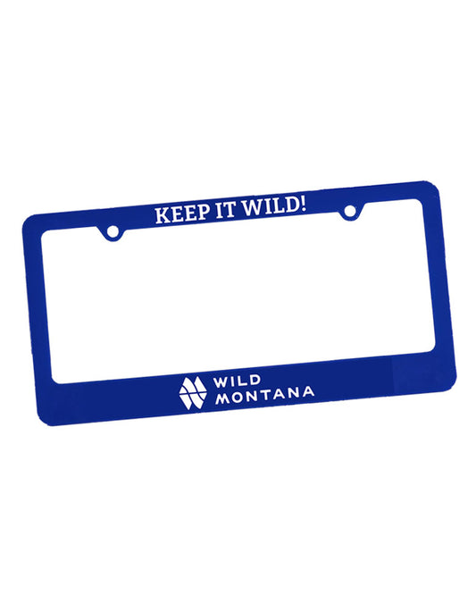 "KEEP IT WILD!" License Plate Frame