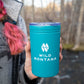 Wild Montana Teal Tumbler and Can Insulator