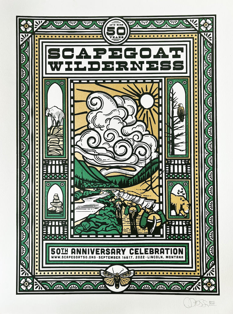 Scapegoat 50th Anniversary Commemorative Poster